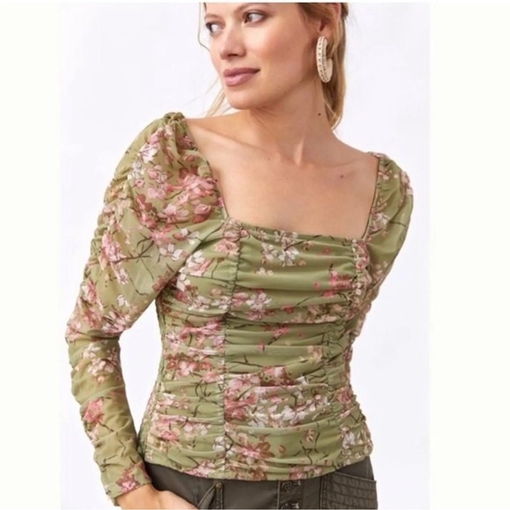 Cute green blouse